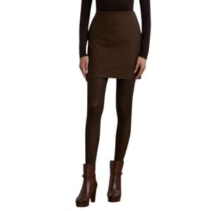 Lauren Ralph Lauren Women's Glen Plaid Wool-Blend Mini Skirt in Burgundy Multi